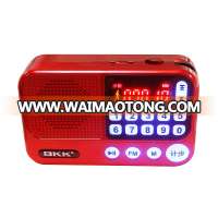 Portable usb mini speaker wireless outdoor am fm radio